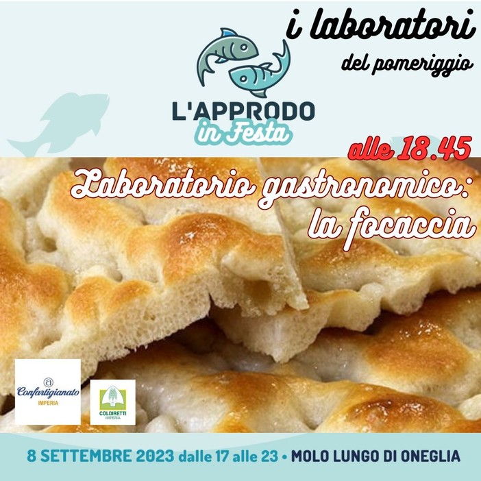 Imperia: a L'Approdo il laboratorio per imparare a fare la focaccia