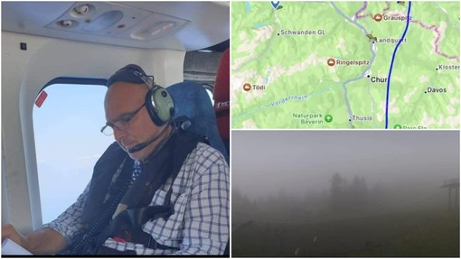 Aereo da turismo precipita in Austria a causa della nebbia, alla guida un imperiese