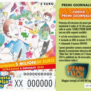 Lunedì l’estrazione dei biglietti della Lotteria, 207mila quelli venduti in Liguria