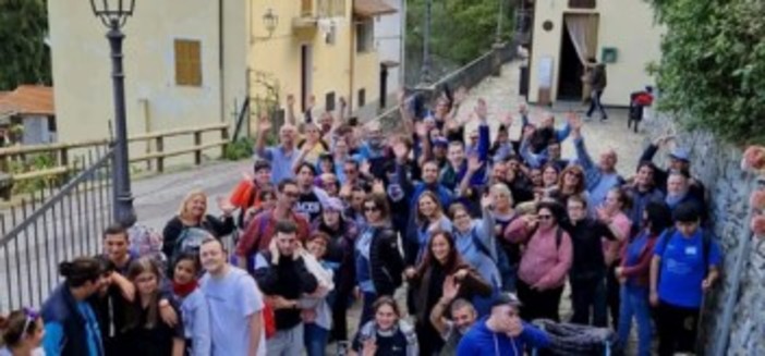 Il grande &quot;salto&quot; da Sanremo a Montegrosso per la festa del paese