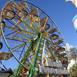 Luna Park in Piazzale Dapporto e lungomare Vittorio Emanuele a Sanremo