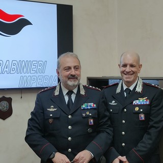 Carabinieri di Imperia,  ai saluti il colonello  Marco Morganti