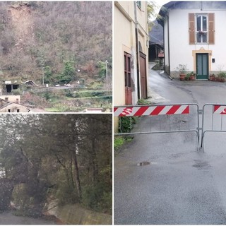 Frana minaccia Lavina, allarme a Rezzo in valle Arroscia