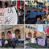 Manifestazione e sciopero: studenti in piazza Dante a Imperia