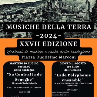 Ceriana ospita il Festival Internazionale “Musiche della Terra” 2024