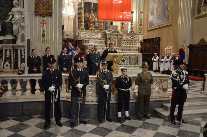 Celebrata ad Imperia la tradizionale Messa del precetto pasquale Interforze (foto)