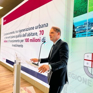 Tour della Rigenerazione urbana, Scajola: &quot;Cinque giornate sui cantieri che stanno cambiando il volto della Liguria&quot; (video)