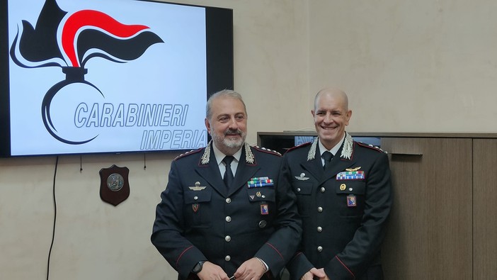 Carabinieri di Imperia,  ai saluti il colonello  Marco Morganti