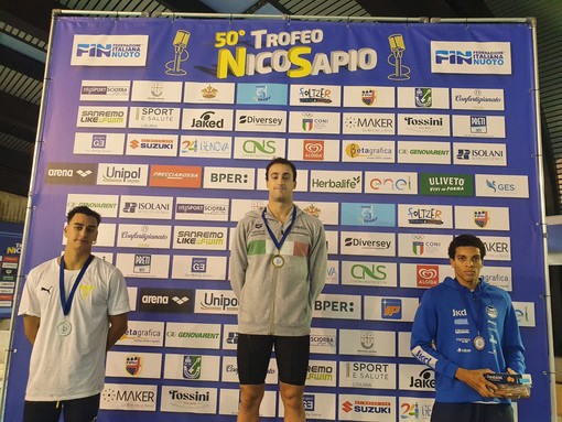 50° Trofeo Nico Sapio: doppio successo per Alberto Razzetti nei 200 farfalla e 400 misti