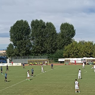 Calcio serie D, l'Imperia fa festa e brinda in Oltrepò: a Broni finisce 3-1 per i neroazzurri