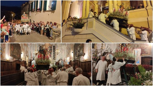 San Pietro, grande emozione al Parasio per la &quot;volata della cassa&quot; (foto e video)