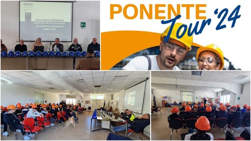 Sicurezza sul lavoro, partito dal Sei Cpt il Liguria di Ponente tour 2024