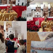 Imperia, a Palazzo civico aperto il presepe dedicato al Centenario (foto e video)