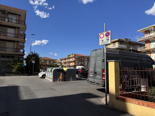 Diano Marina, chiusura di piazza Costituzione per lavori alla Ciclovia Tirrenica