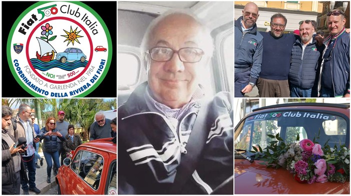 A Sanremo l'invasione delle Fiat 500: il 30 aprile raduno e l'omaggio a Franco Giordano