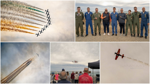 Forti emozioni a Riva Ligure e Santo Stefano al Mare per le prove delle Frecce Tricolori - Videoservizio