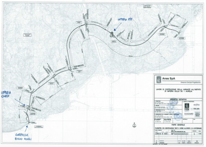Aurelia Bis, Ioculano: &quot;Non risultano richieste di variazioni del tracciato da parte del Comune di Imperia&quot;