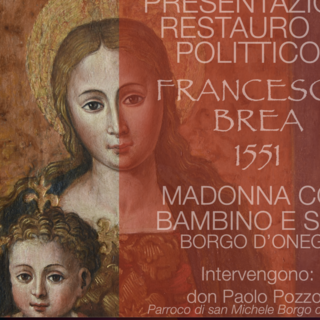 Restauro del Polittico &quot;La Madonna col Bambino e Santi&quot;, sabato 29 luglio la presentazione