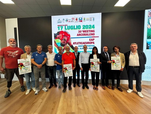 A Celle Ligure mercoledì 17 luglio il 35° Meeting Arcobaleno EAP AtleticaEuropa