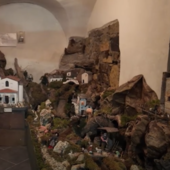 A Chiusanico torna il presepe di Gazzelli nell'antico frantoio (video)