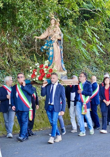 Il Presidente facente funzioni Alessandro Piana alle Celebrazioni di San Michele Arcangelo a Bestagno