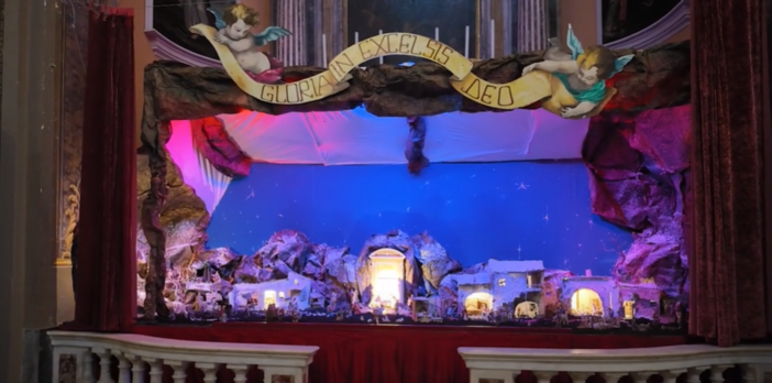 Nella Basilica di San Giovanni il presepe dedicato al Giubileo (video)