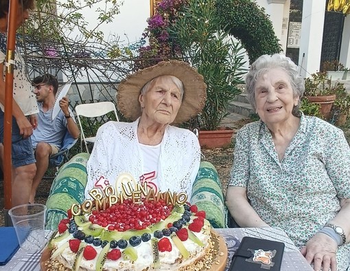 Imperia in festa, la signora Rita compie 105 anni