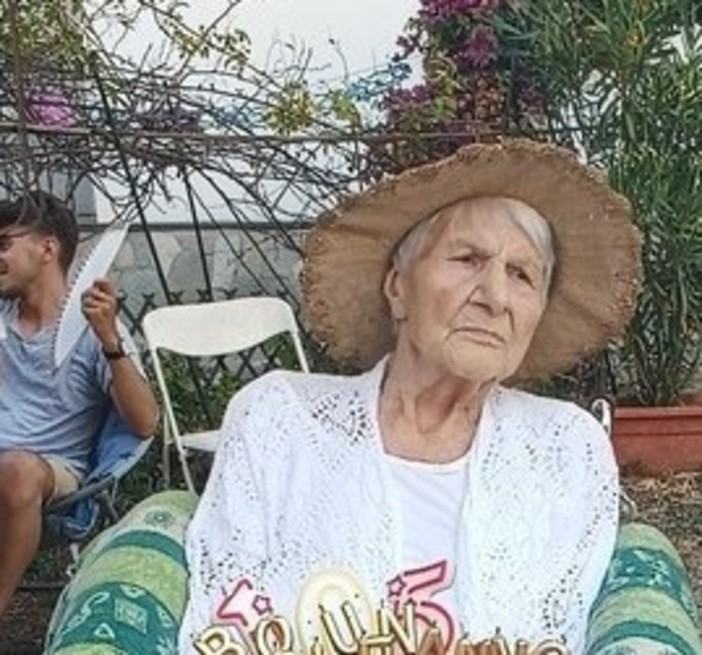 Lutto a Imperia, è morta a 105 anni nonna Rita