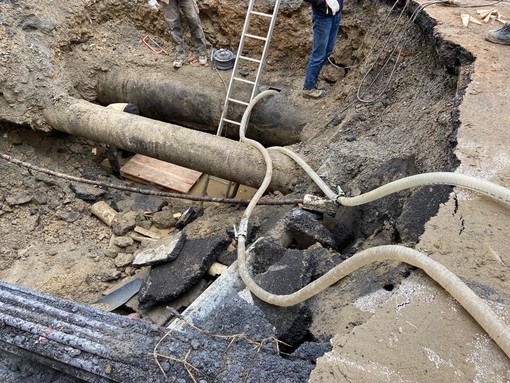 Imperia: tubo rotto alla Marina, entro stasera tornerà l'acqua mentre per il cantiere ci vorrà più tempo