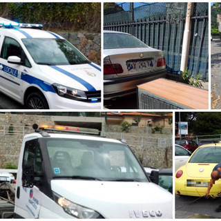 Imperia, lotta alle auto abbandonate: sanzioni e rimozione (foto)