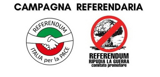 Imperia: sabato un banchetto a sostegno di 3 referendum popolari per fermare l’invio di armi in Ucraina