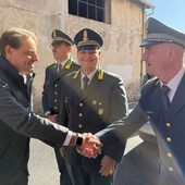 L'assessore regionale Scajola al ricordo dei militari della Guardia di finanza di Sanremo (foto)