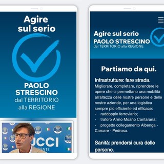 Elezioni regionali,: online il sito di Paolo Strescino, candidato al Consiglio per Fdi