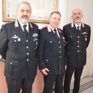 Il luogotenente Giorgio Allerino, comandante della Stazione di Nava dei carabinieri, lascia il servizio attivo