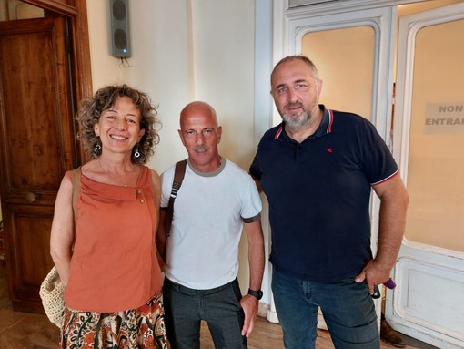 Da sinistra Laura Andrei, Michele Delli Carri e Fabrizio Ioanna