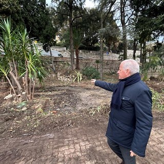 Il sindaco Scajola in giro per Imperia visita i cantieri aperti col Pnrr (foto)