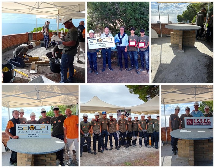 “Lavorare bene, lavorare in sicurezza”: Ediltrophy,  la gara a colpi di cazzuola per solidarietà (foto e video)