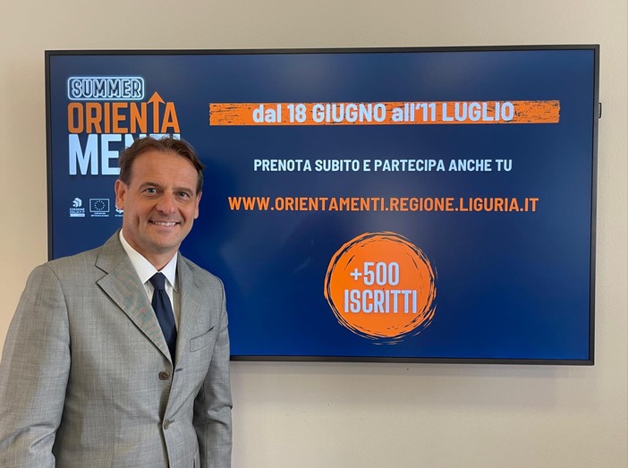 Regione Liguria, torna Orientamenti Summer: &quot;Per andare incontro a ragazzi e genitori&quot;