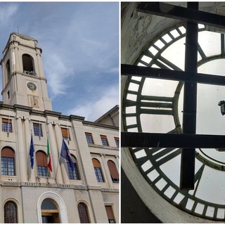 Le lancette dell’orologio della torre campanaria del Palazzo comunale di Imperia sono tornate a funzionare