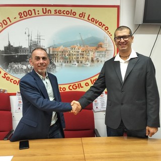 Cgil Imperia: Tiziano Tomatis è il nuovo segretario generale della Camera del Lavoro (video)