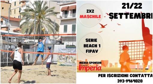 Beach Volley 'Città di Diano Marina'  boom di iscrizioni: Raoul Acerbi e Davide Dal Molin le star