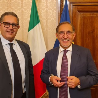 Il governatore Toti incontra il neo presidente del Senato Ignazio La Russa