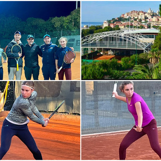 Gli allievi del Tennis Club Imperia a lezione da Thomas Fabbiano, maestro da Grande Slam