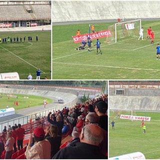 Calcio serie  D,  Imperia sconfitta a Varese: all'ultimo respiro 4-3 per i lombardi