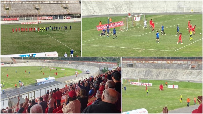 Calcio serie  D,  Imperia sconfitta a Varese: all'ultimo respiro 4-3 per i lombardi