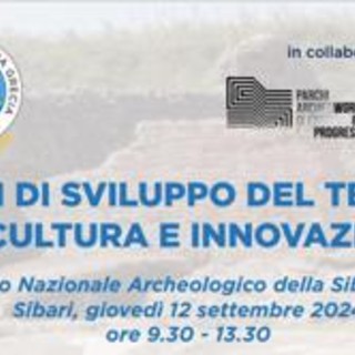 Archeologia, a Sibari il convegno 'Percorsi di sviluppo del territorio tra cultura e innovazione'